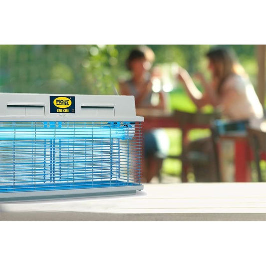 MOEL Cri Cri Mosquito Killer - UV Light Bug Zapper with 2 x 40W Bulbs, Effective Fly & Insect Killer, Attracts & Zaps Flying Insects, Fly Swatter & Wasp Killer, Safe for Indoor & Outdoor Use