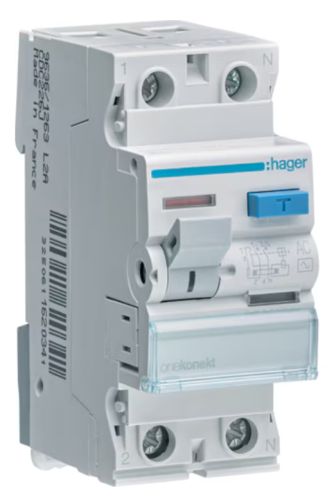 Hager 63A 2P 100MA ELCB/RCCB CEC264J