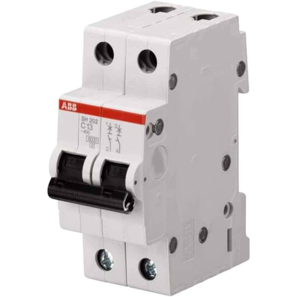 ABB Double pole Miniature Circuit Breaker 40A DP MCB C SH202-C40 2CDS212001R0404 - Deluxe Electricals