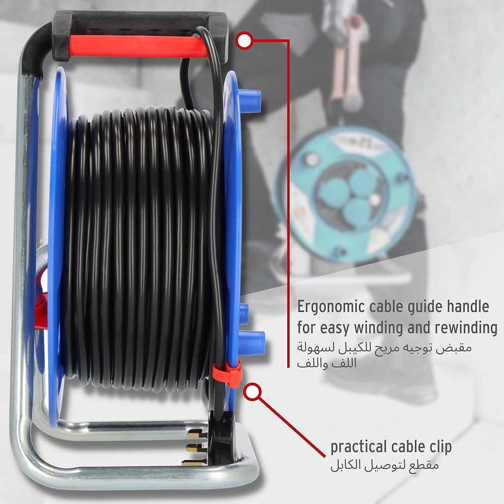 Brennenstuhl Garant Cable Reel: German-Made 13A 3-Way Power Distribution Hub - Deluxe Electricals