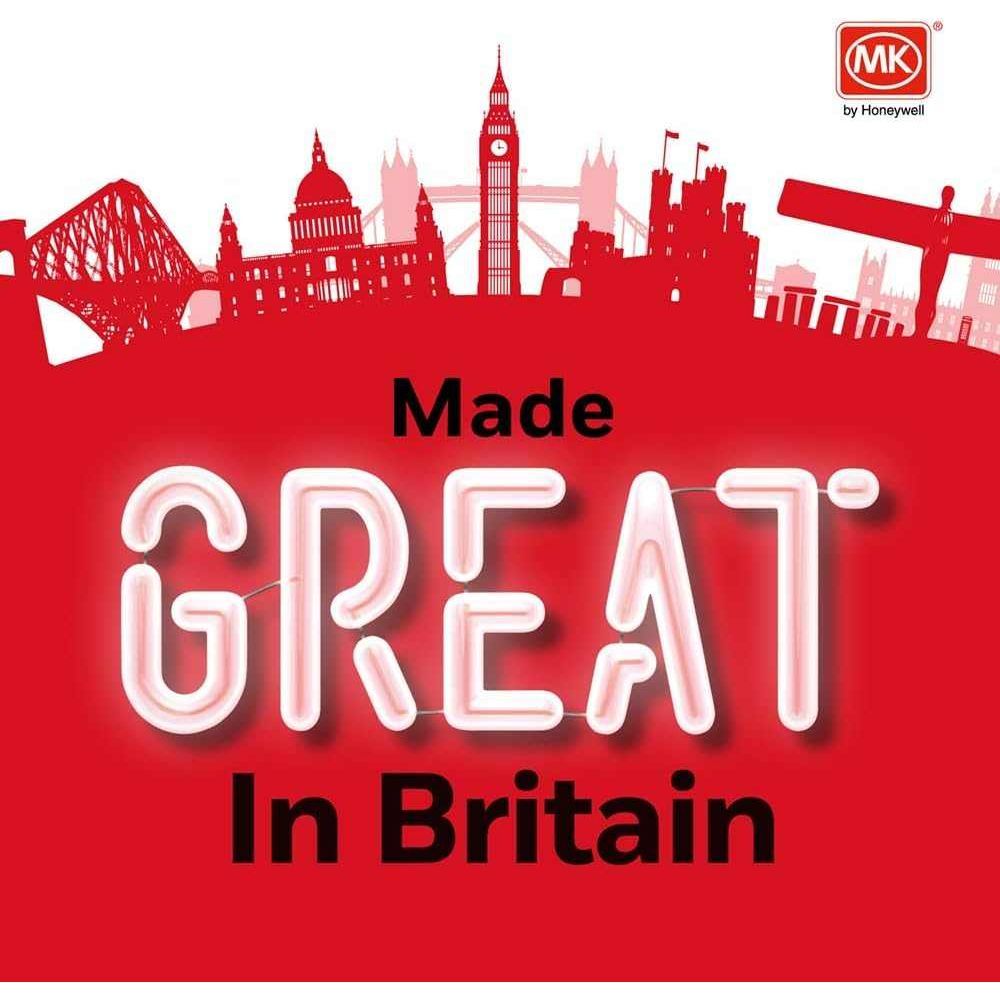 MK Masterseal Plus K56402RY 10 amp 2-Gang Single-Pole 1-Way Switch - Deluxe Electricals