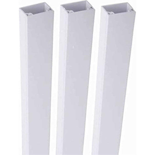 Deluxe Self Adhesive PVC Trunking Sticker Cable Cover - Pack of 3 - Deluxe Electricals