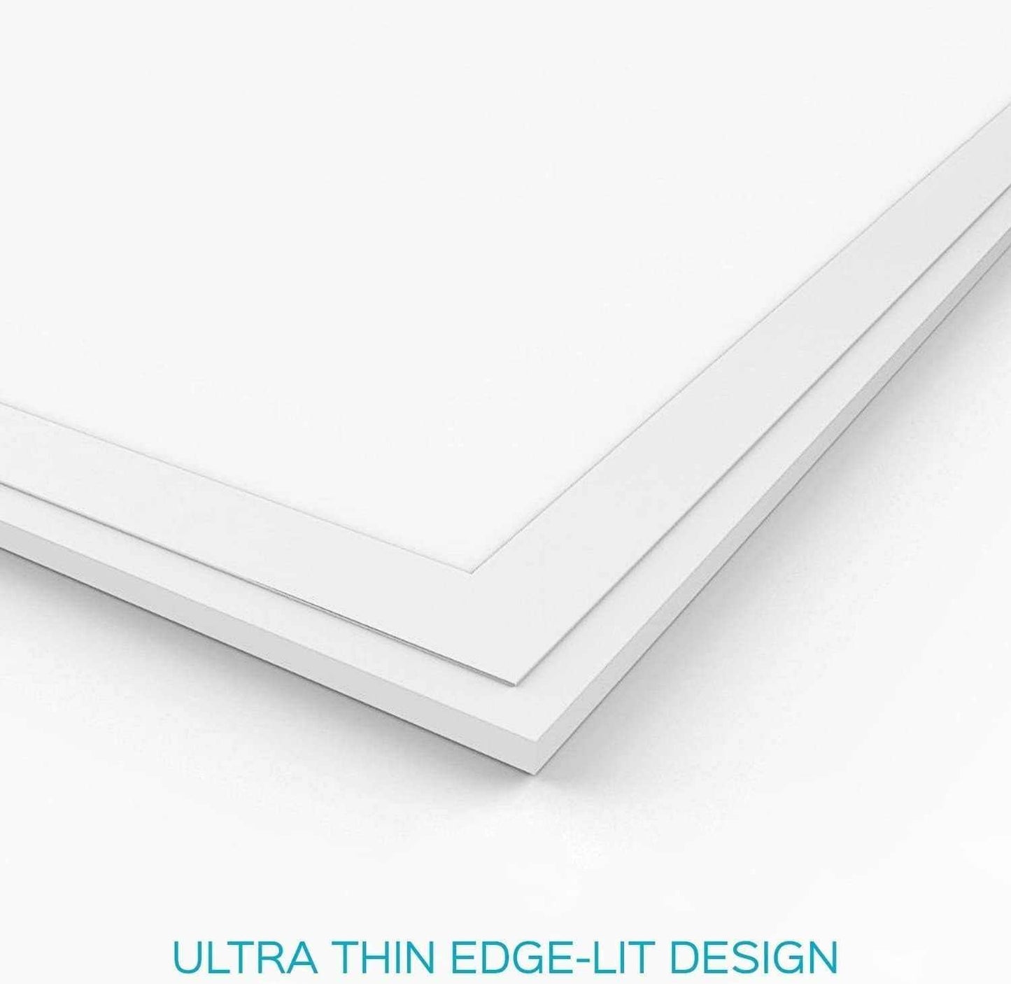 ESNCO Panel Light 60 Watt LED Ceiling Light, White, 60 x 60 Square - Deluxe Electricals