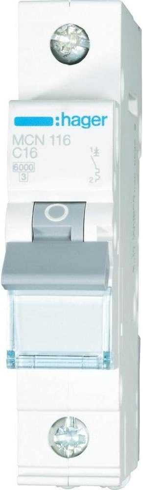 Hager Miniature Circuit Breaker - MCB 1 pole-Made In France - Deluxe Electricals