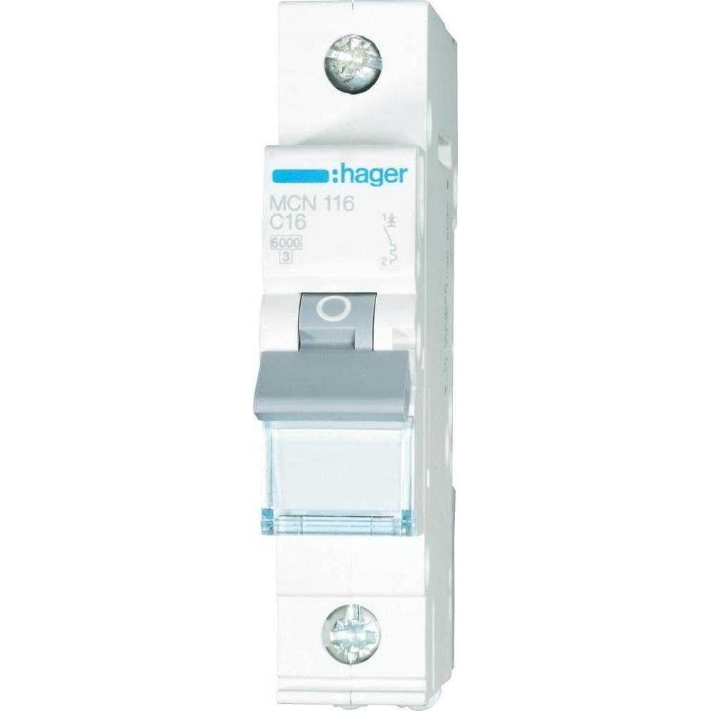 Hager Miniature Circuit Breaker - MCB 1 pole-Made In France - Deluxe Electricals