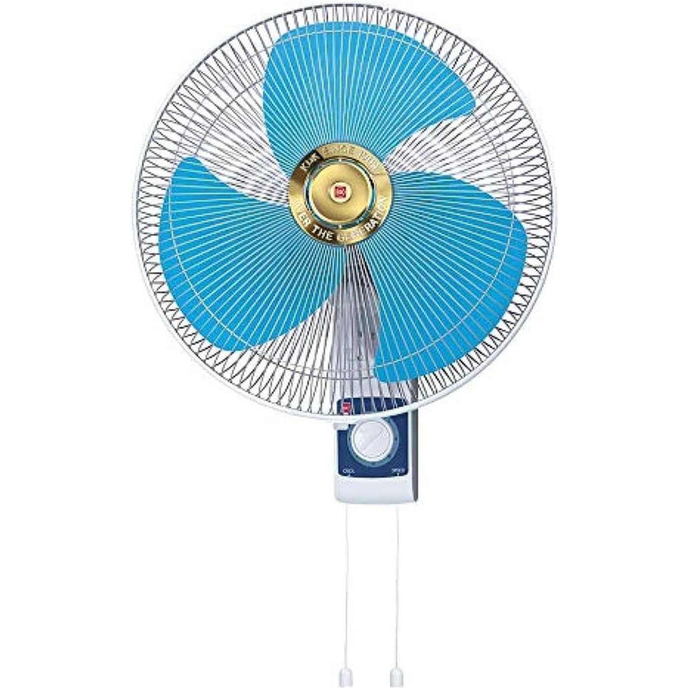 KDK 3-Speed Wall Mounted Fan with Metal Blade 16" M40C (Blue) - Deluxe Electricals
