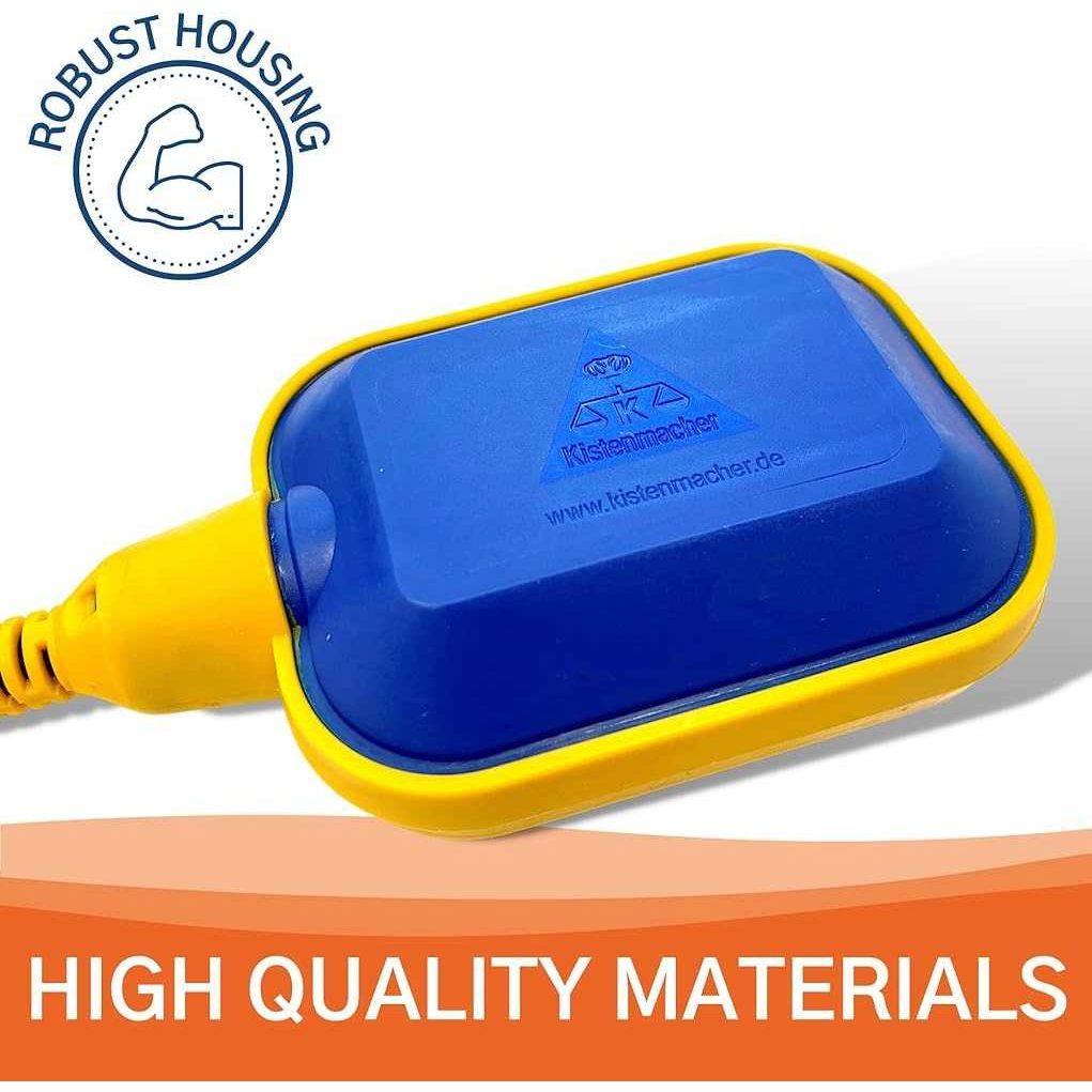 Kistenmacher Float Switch , 16(8)A / 250 V, for handling of water tanks and water pumps - Deluxe Electricals