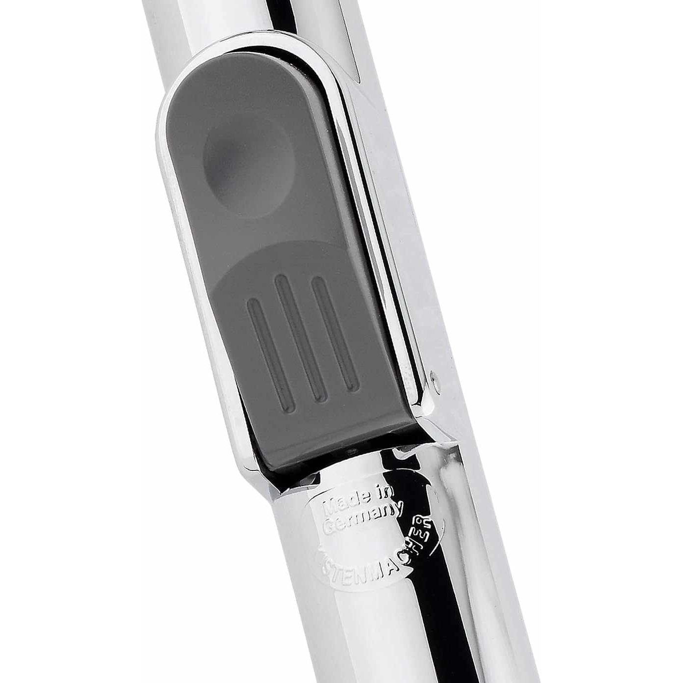 Kistenmacher Bidet sprayer handle CLASSIC chrome, set with replacement bidet handle and wall holder, Made in Germany - Deluxe Electricals