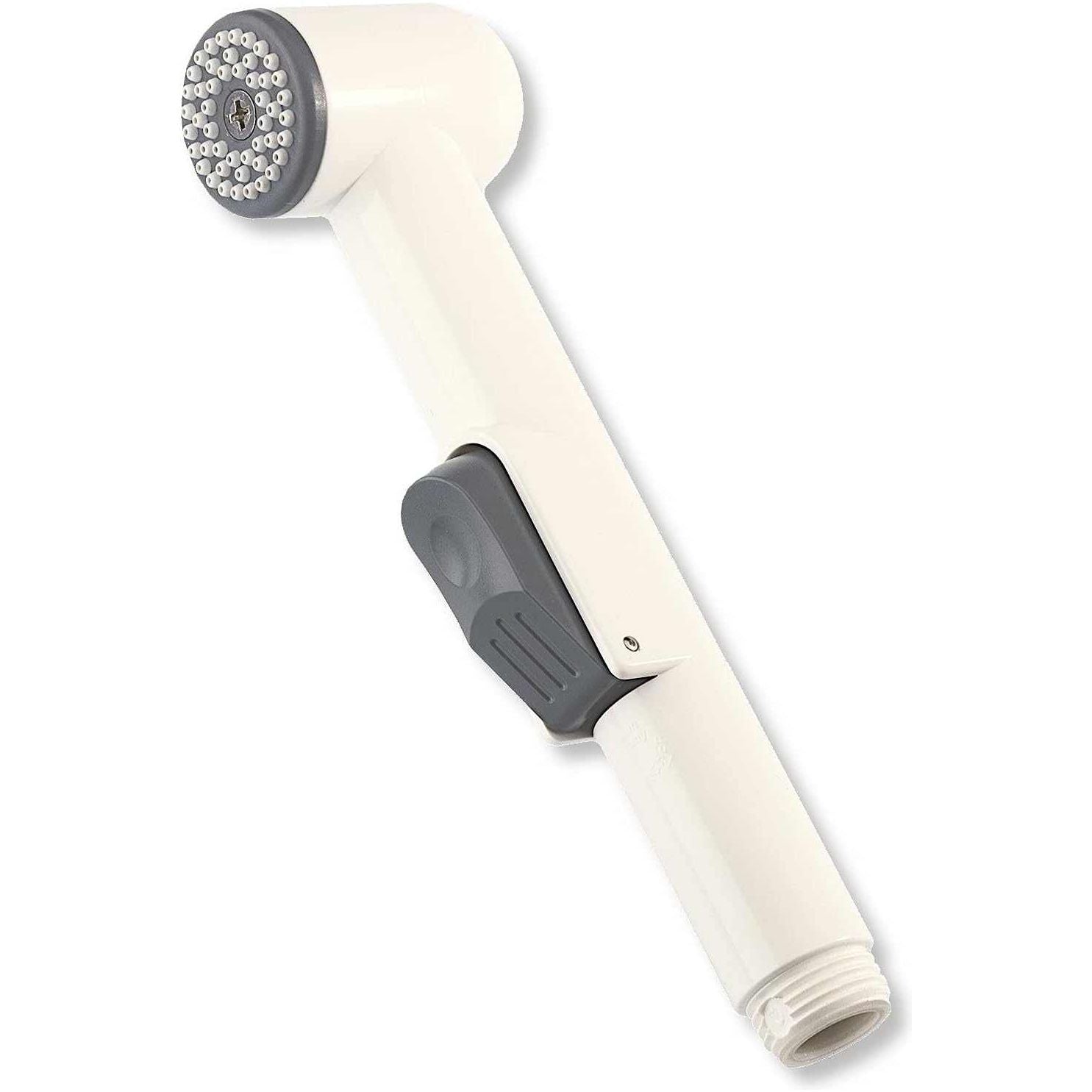 Kistenmacher Bidet sprayer handle CLASSIC white, set with replacement bidet handle and wall holder, Made in Germany - Deluxe Electricals