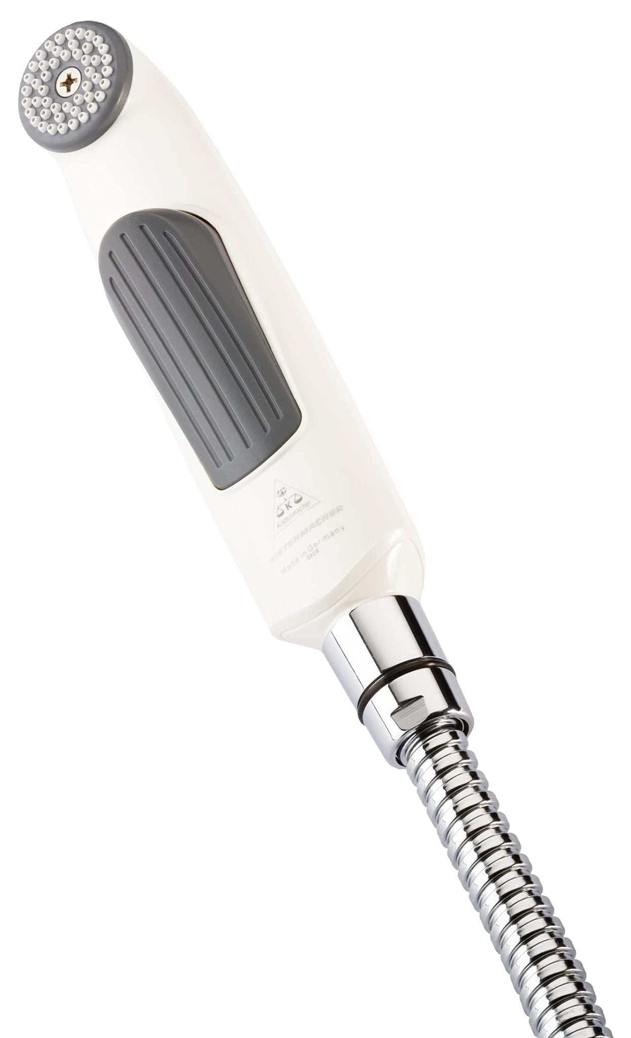 Kistenmacher Deluxe White, complete with Bidet handle and 100 cm flexible metal hose, Made in Germany - Deluxe Electricals