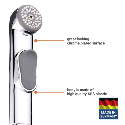 Kistenmacher Noblesse Shattaf chrome handle with chrome-plated surface and ABS body, Made in Germany badge UAE