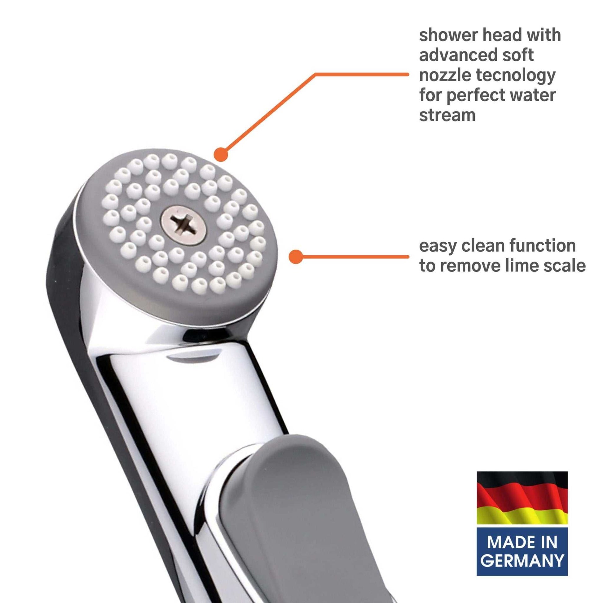 Kistenmacher Noblesse Shattaf handle Chrome, Made in Germany - Deluxe Electricals