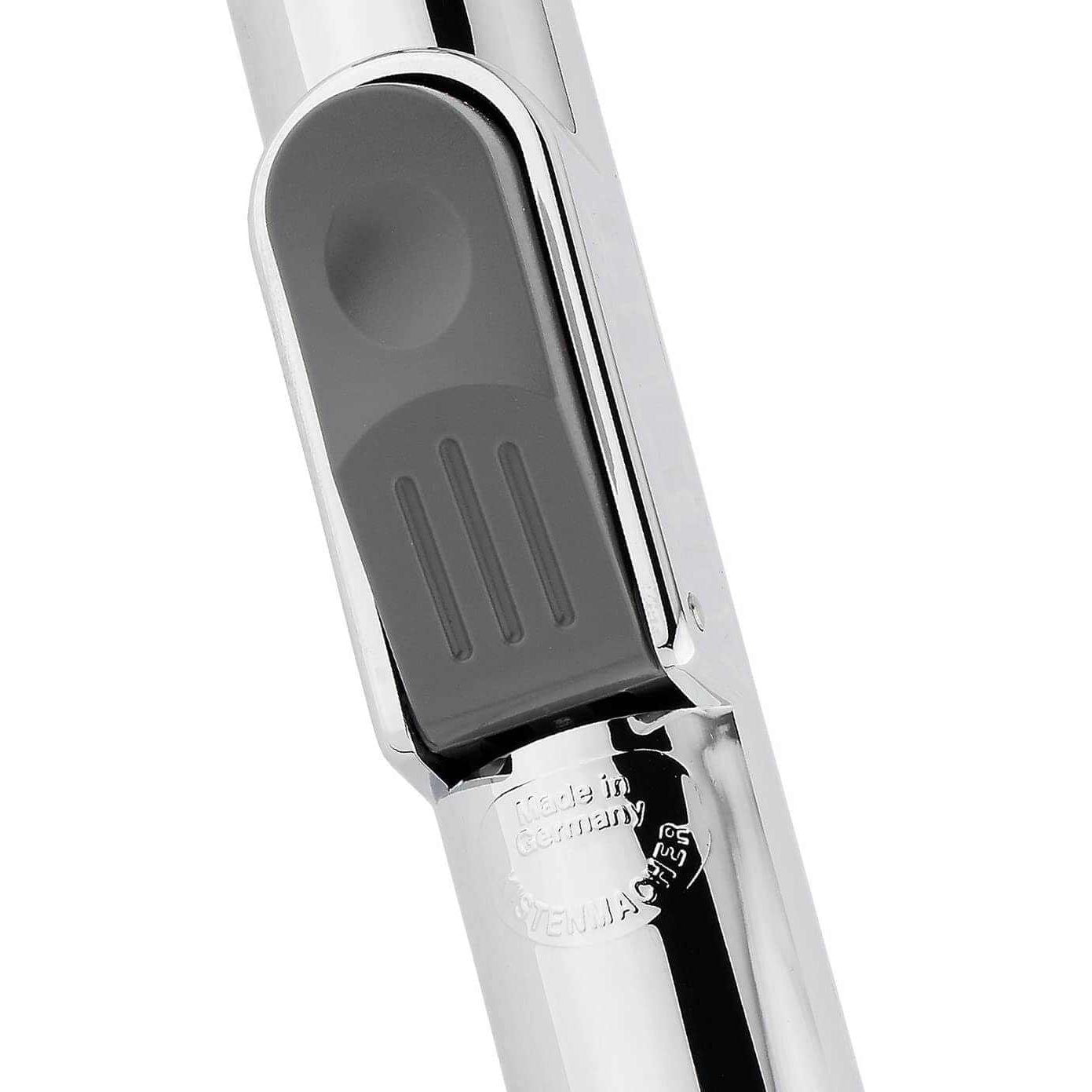 Kistenmacher Shattaf-Set Classic chrome, complete set with bidet handle, 100 cm bidet hose and wall holder - Deluxe Electricals