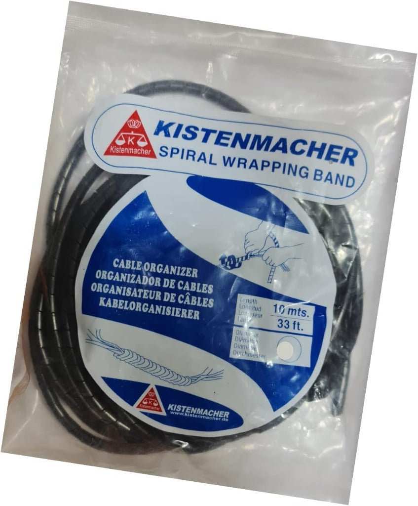 Kistenmacher Cable Wire Spiral Wraps, Pc Manage Cable For Computer Car Cover Sleeve (10 Meters) - Deluxe Electricals