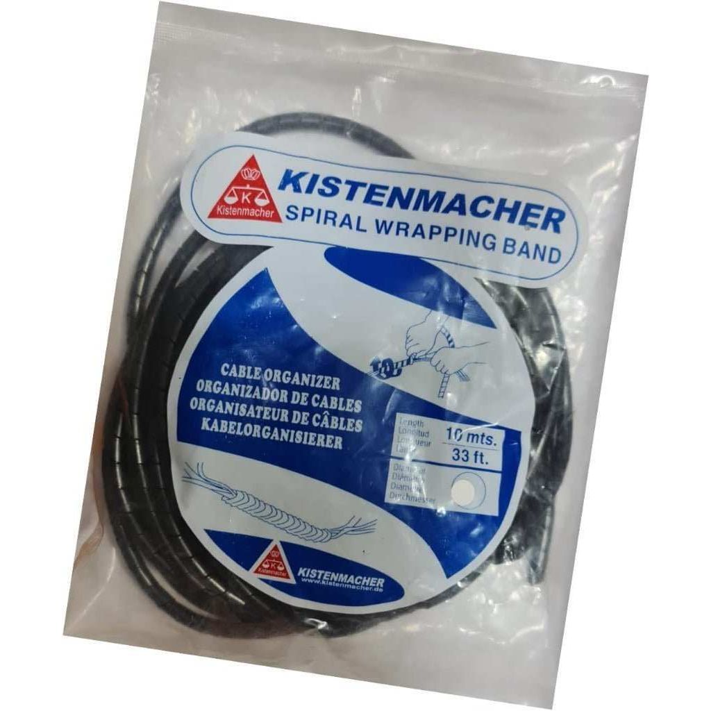 Kistenmacher Cable Wire Spiral Wraps, Pc Manage Cable For Computer Car Cover Sleeve (10 Meters) - Deluxe Electricals