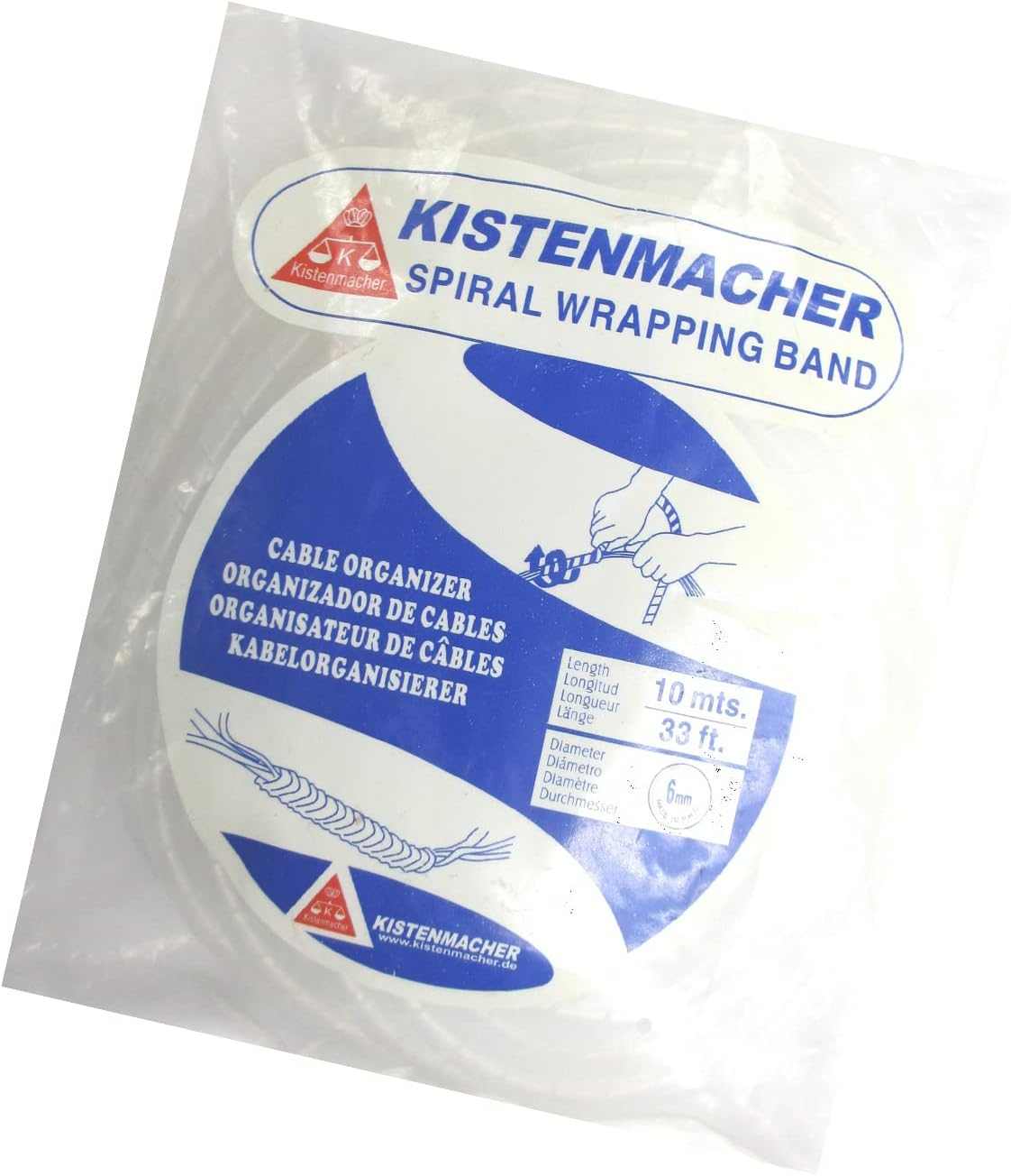 Kistenmacher Cable Wire Spiral Wraps, Pc Manage Cable For Computer Car Cover Sleeve (10 Meters) - Deluxe Electricals