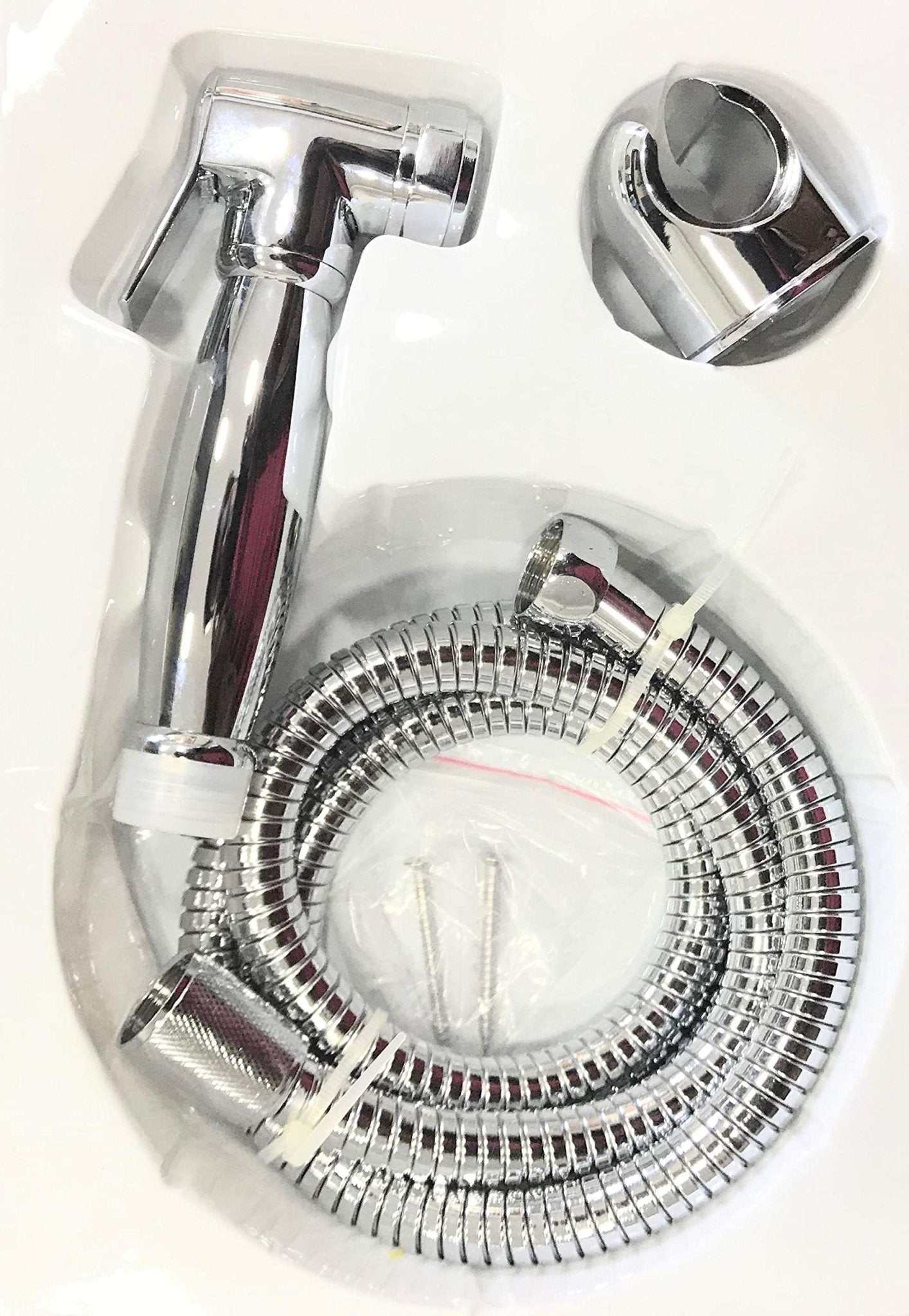Milano Brass Shattaf Set Chrome Plated - Deluxe Electricals