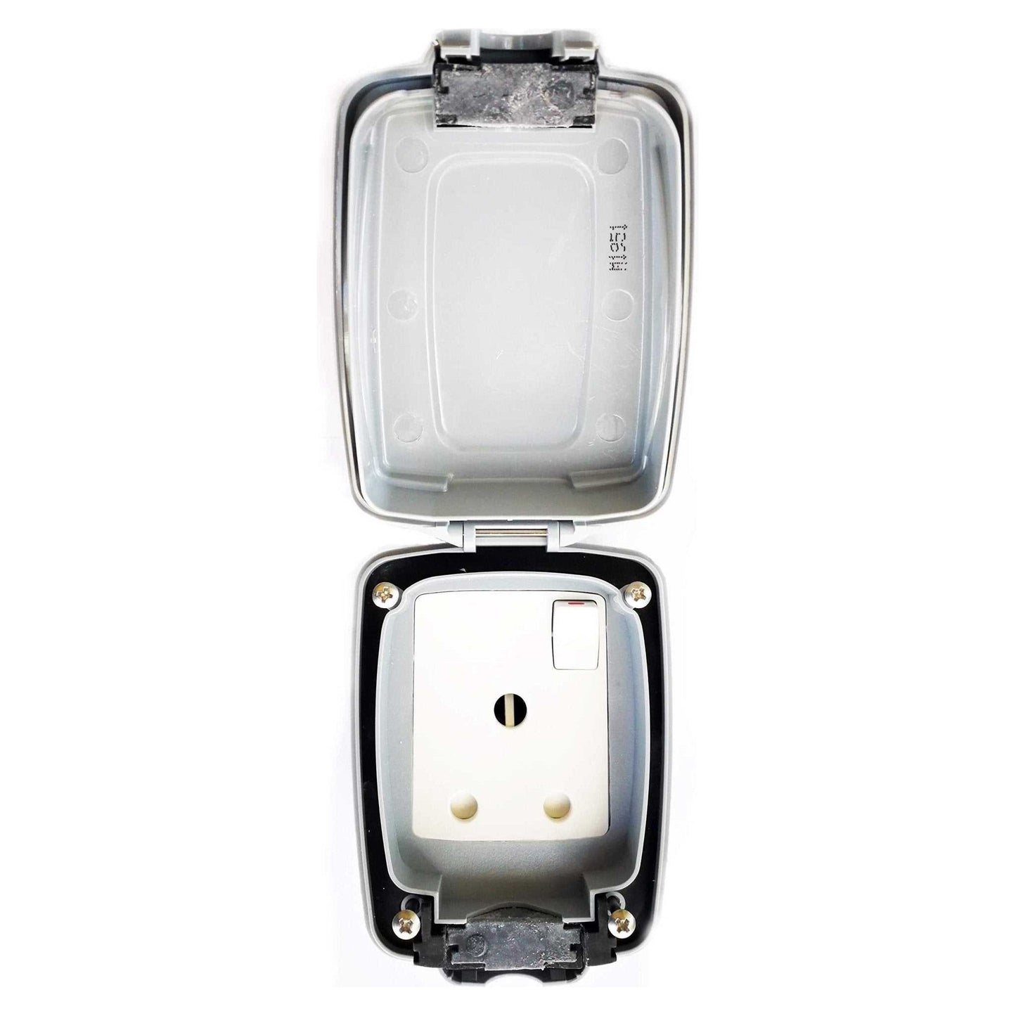 MK MASTERSEAL - 86893GRY - 15 Amps Switched Socket Outlet - Deluxe Electricals
