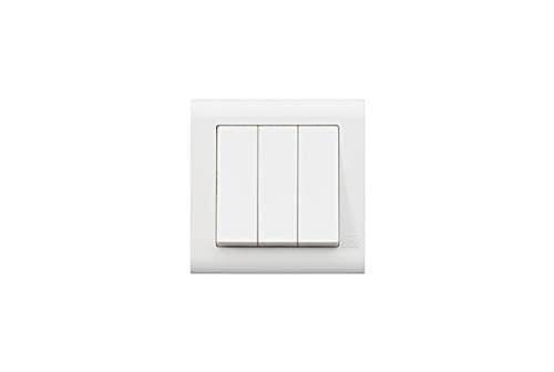 MK Essentials 10AX 3G 2WAY Switch - Wide Rocker - Deluxe Electricals