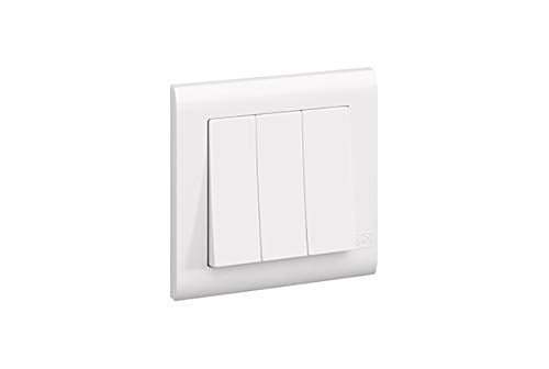 MK Essentials 10AX 3G 2WAY Switch - Wide Rocker - Deluxe Electricals
