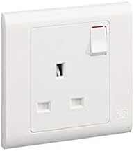 MK Essentials 13A 1G SP Switched Socket ,White MV2757WHI - Deluxe Electricals