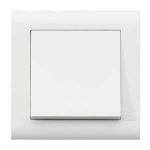 MK Essentials 20AX 1G 2WAY SP Switch -Wide Rocker, White MV4781WHI - Deluxe Electricals