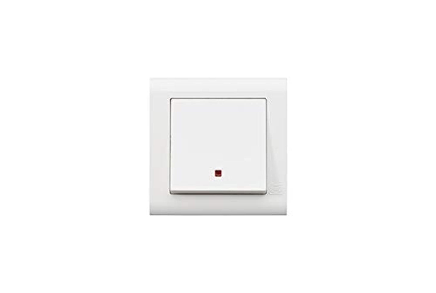 MK Essentials 20AX 1G DP Wide Rocker Switch with NEON MV4787NWHI - Deluxe Electricals