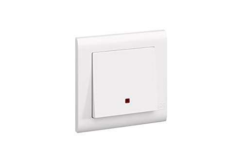MK Essentials 20AX 1G DP Wide Rocker Switch with NEON MV4787NWHI - Deluxe Electricals