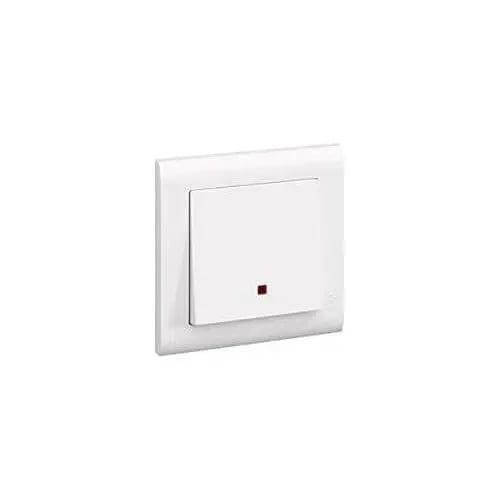 MK Electric MV4787NWHI 20AX 1G DP wide rocker switch, white faceplate with neon indicator UAE