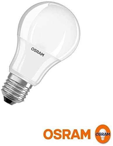 Osram E27 LED Value Classic A75 Warm White 10W 2700K Frosted Screw Base - Pack of 10 - Deluxe Electricals