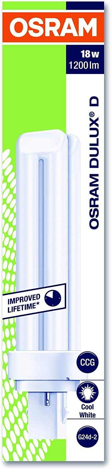 Osram 18W 2Pin 840 4000K 1200lm, Cool White - Pack of 5 - Deluxe Electricals