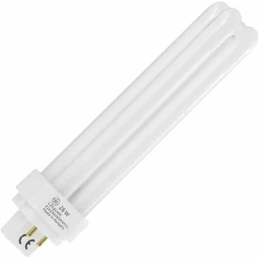 Osram PL Lamp Dulux D/E 26W 4Pin G24Q-3, 1800 Lm 3000K - Deluxe Electricals