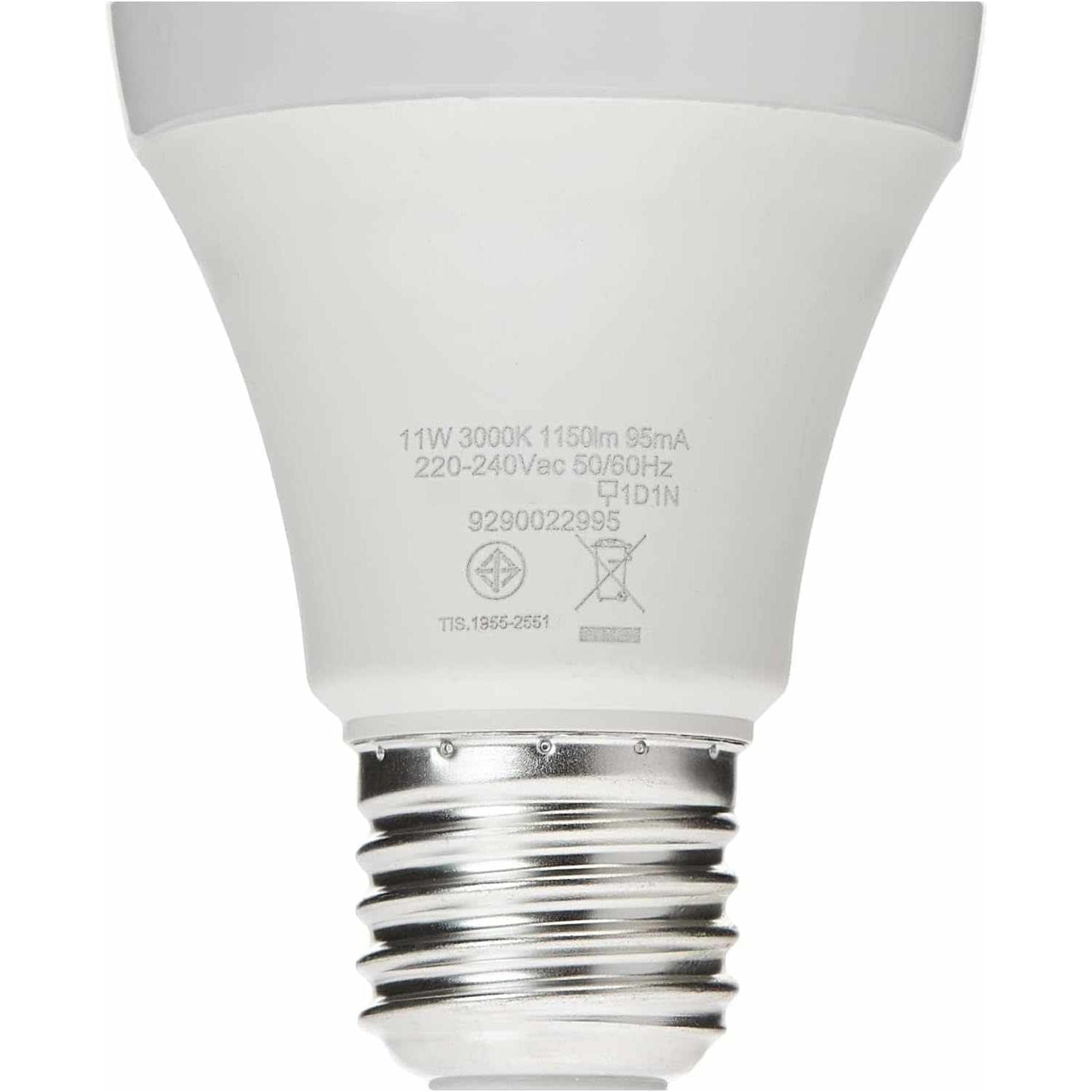 Philips Essential LED Bulb 3000K, 230V, 11W, E27, 1PF/12UAE, 929001900285, Warm White - Deluxe Electricals