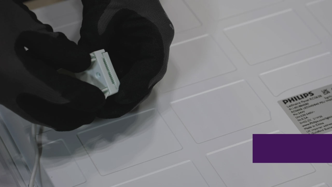 Philips 60x60 LED panel light Installation video