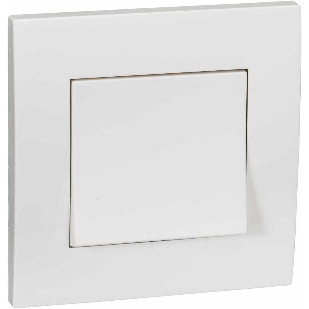 Schneider Electric Vivace, 1 Gang, Bell Switch, 10 A 250V, White, KB31BP_WE - Deluxe Electricals