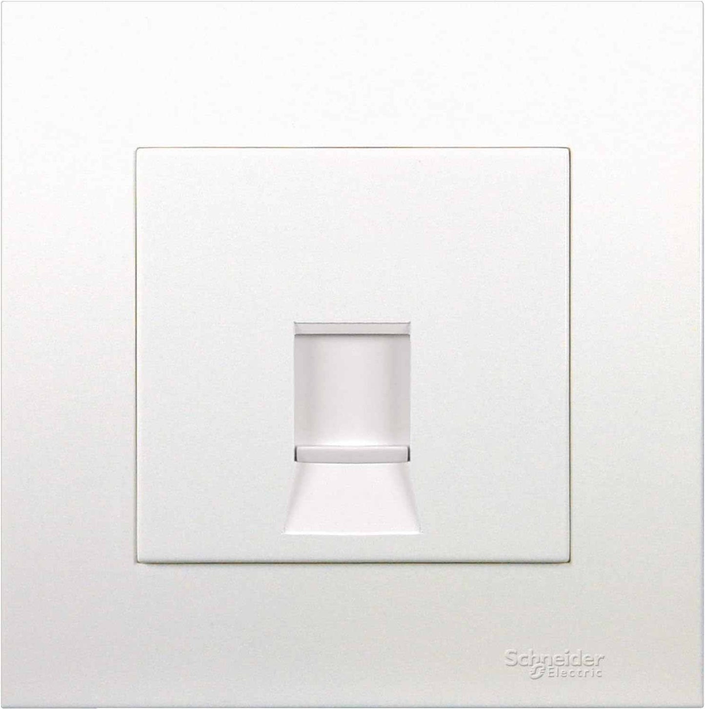 Schneider Electric Vivace, 1 Gang, Data Socket with Shutter, White, KB31RJK - Deluxe Electricals