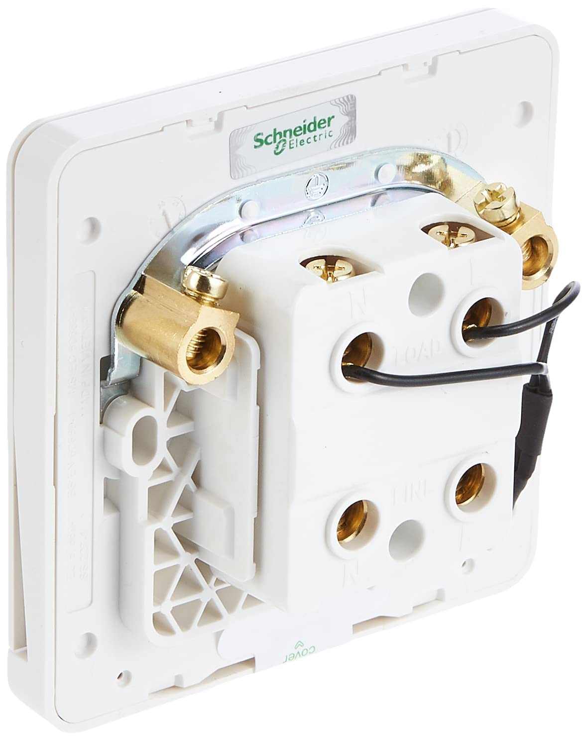 Schneider Electric AvatarOn, 1 Gang, Double Pole Switch, 45 A, Dark Grey, E8331D45N_DG - Deluxe Electricals