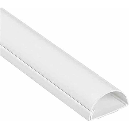 Snowlite PVC Self Adhesive Cable Cover (White, 10 x 35mm) - Deluxe Electricals