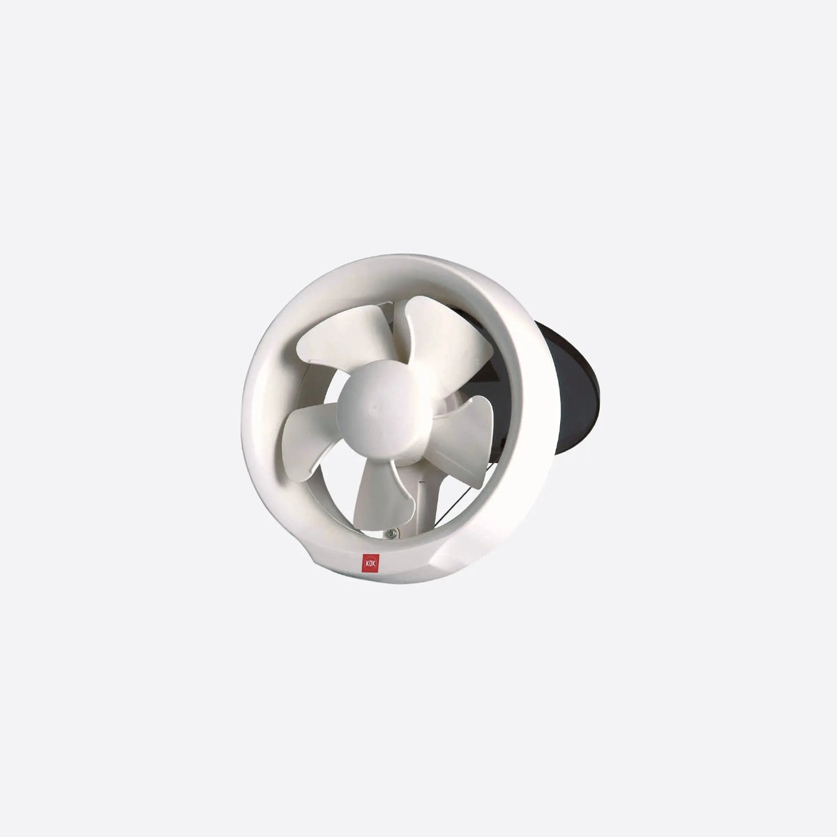 KDK 15WUD 6-inch glass-mounted exhaust fan, white, product photo