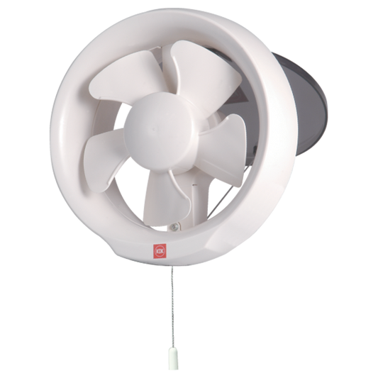 مروحة تهوية خارجية مثبتة على الزجاج من Kdk، بيضاء، مقاس 6 بوصات - 15WUD