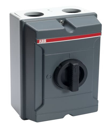 قاطع عزل مغلق ABB KSE463 TPSN، 63 أمبير، 4 أقطاب، رمادي، IP66