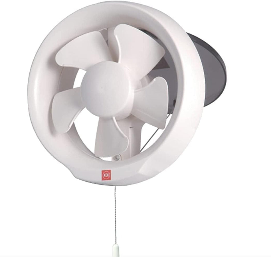 KDK 20WUD Glass-Mounted Exhaust Fan 8″ White – Bathroom Ventilation