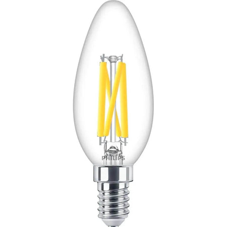 Philips MAS LEDCandle 3.4W E14 bulb, 40W equivalent, warm glow, clear glass. UAE