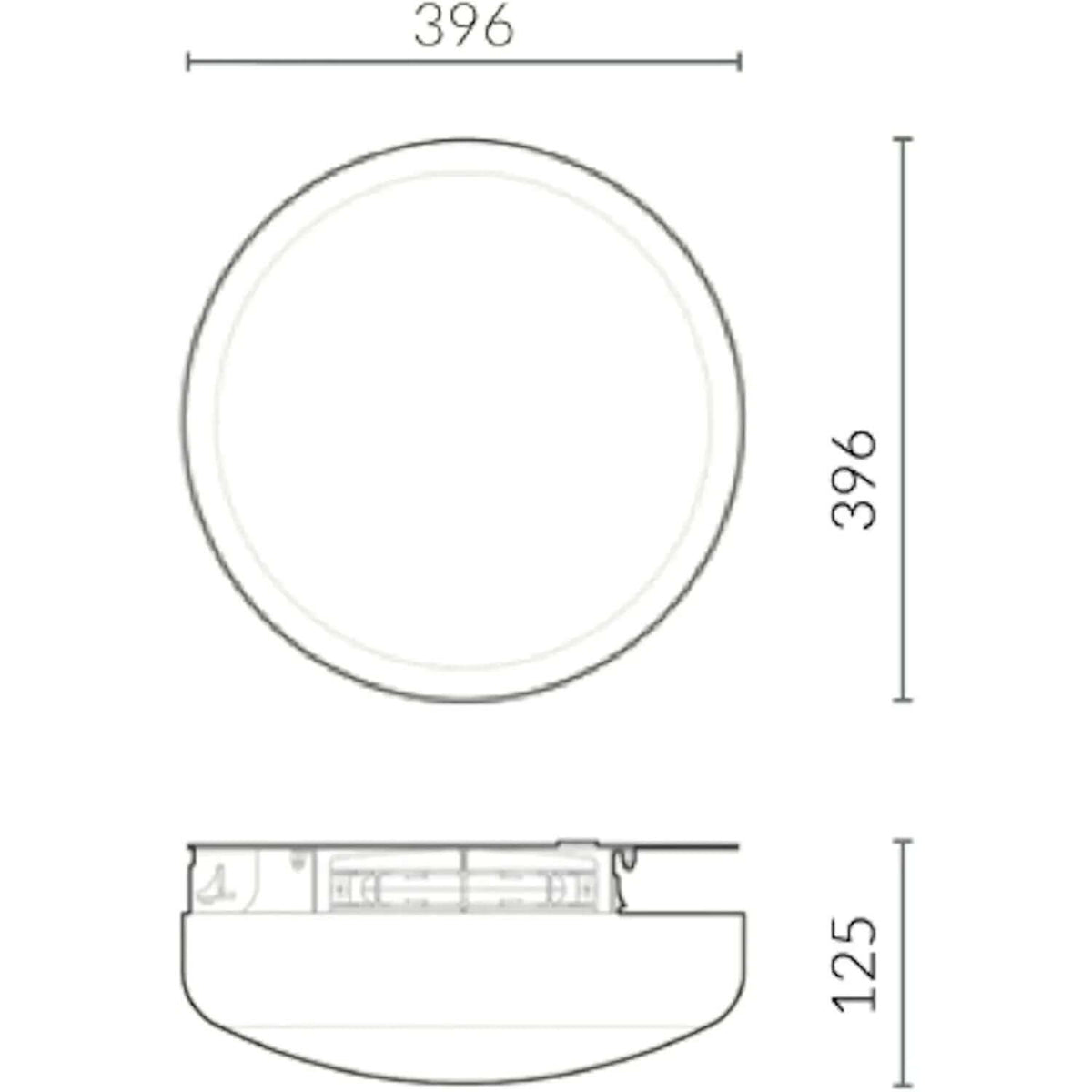 Mo-El Cri Cri Mo-Plick 333L Eclipse wall-mount insect killer with UV light; round white unit front/side views. UAE