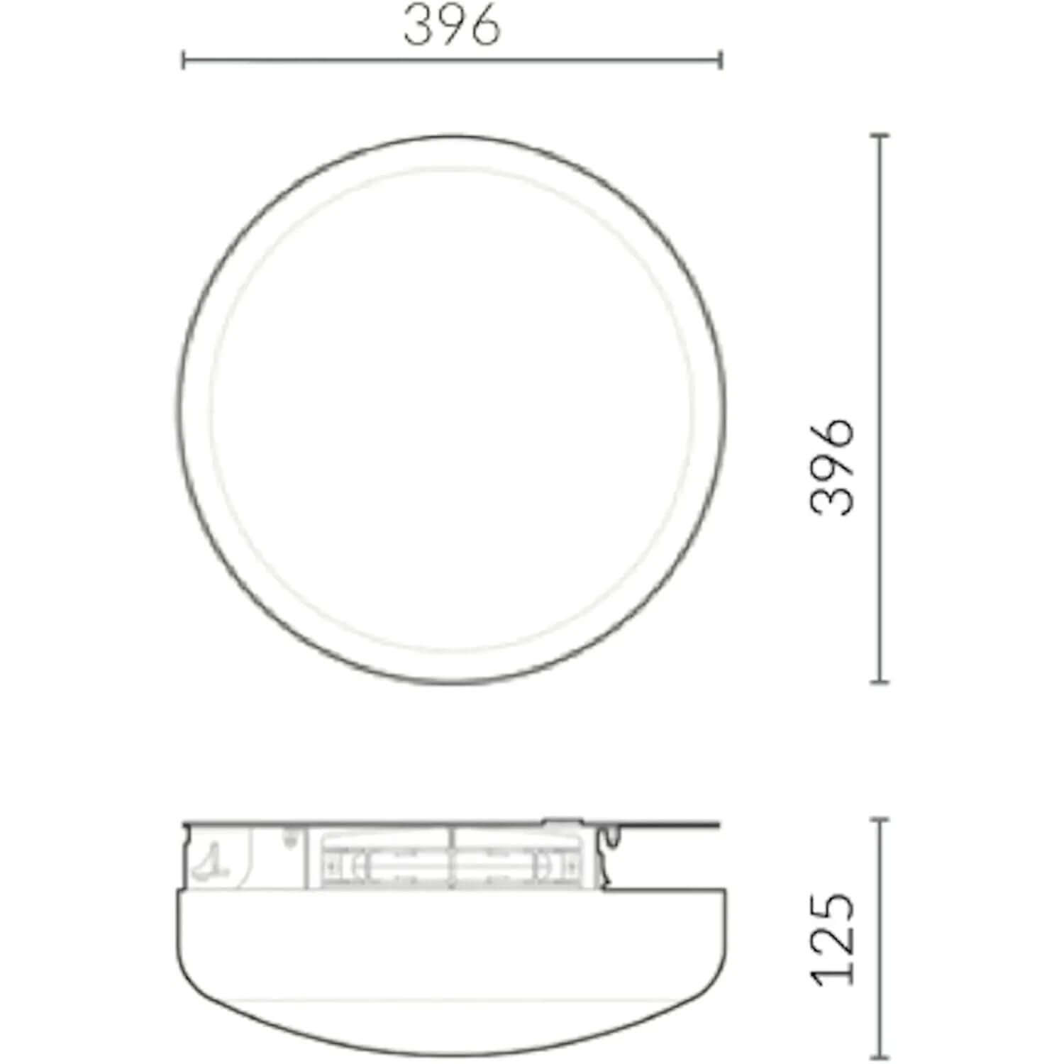 Mo-El Cri Cri Mo-Plick 333L Eclipse wall-mount insect killer with UV light; round white unit front/side views. UAE