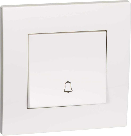 Schneider Electric Vivace, 1 Gang, Bell Switch, White, KB31BPB