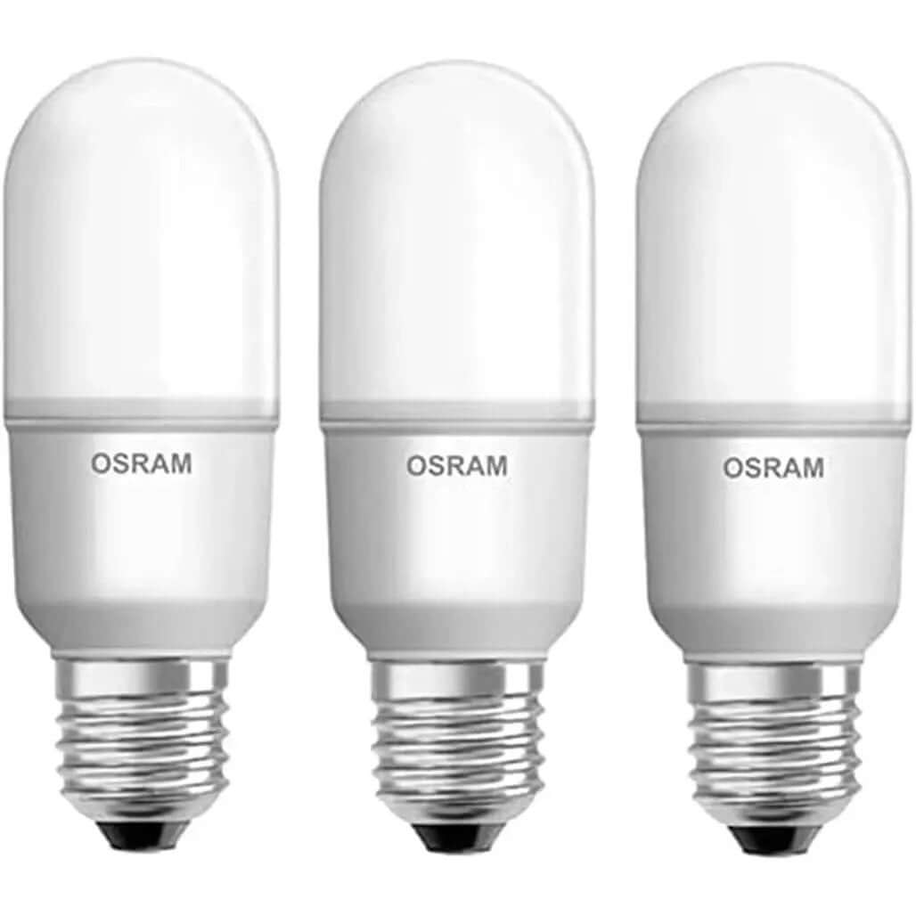 Osram LED Value TruWave Stick Lamp 12W E27 bulbs, three white LED bulbs with screw bases UAE