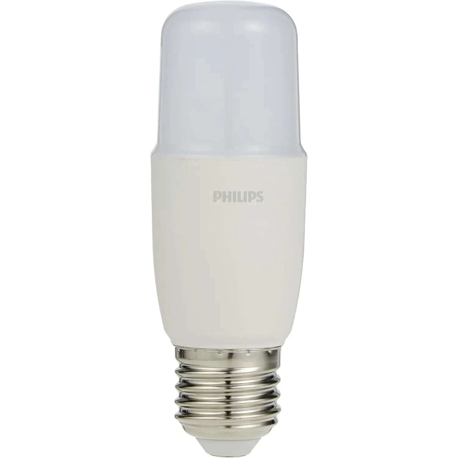 Philips Essential DL Stick LED Bulb, 9W E27 base, warm white 3000K, frosted top with Philips logo UAE