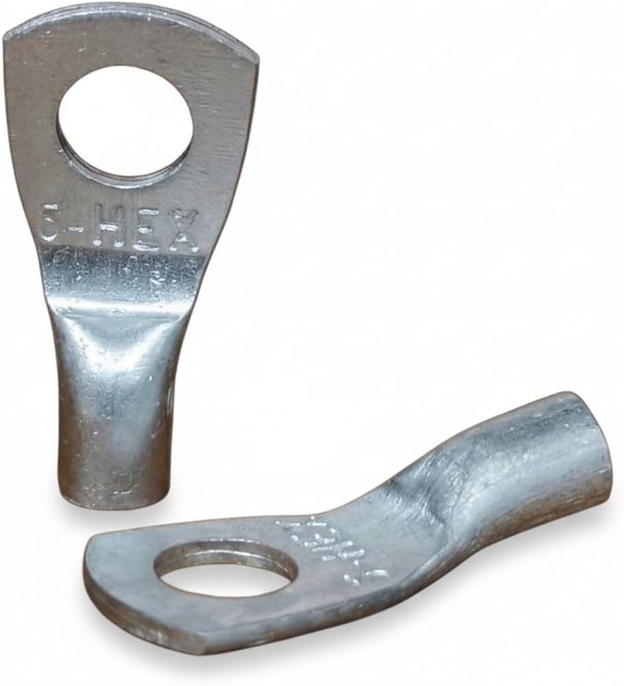 Crystal 6mm - 10 Cable Lugs Heavy Duty