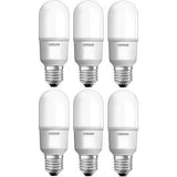 Osram LED Value TruWave Stick Lamp 12W E27 bulbs, six white LED bulbs with screw bases. UAE